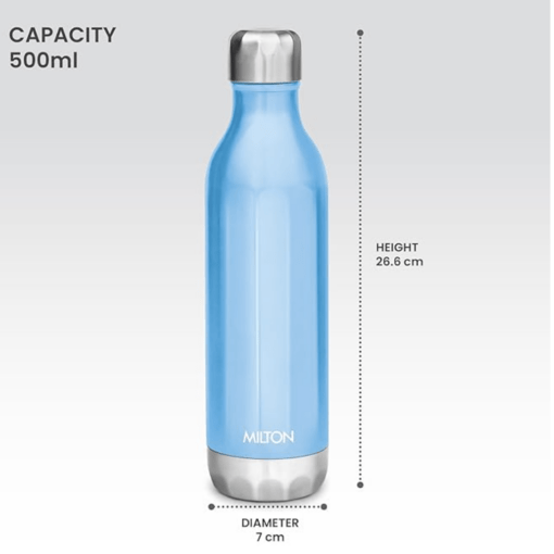 Milton Bliss 600 Thermosteel Water Bottle, 500 m - Image 3